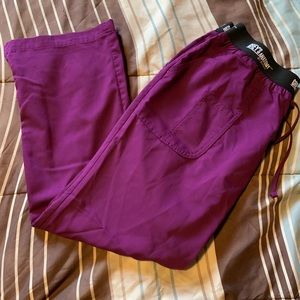 Grey’s Anatomy Medium Petite Scrubs- wine color